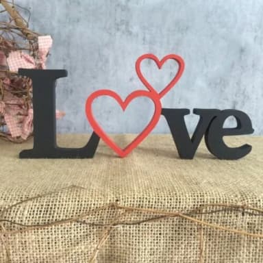 LOVE -letras decorativas de MDF