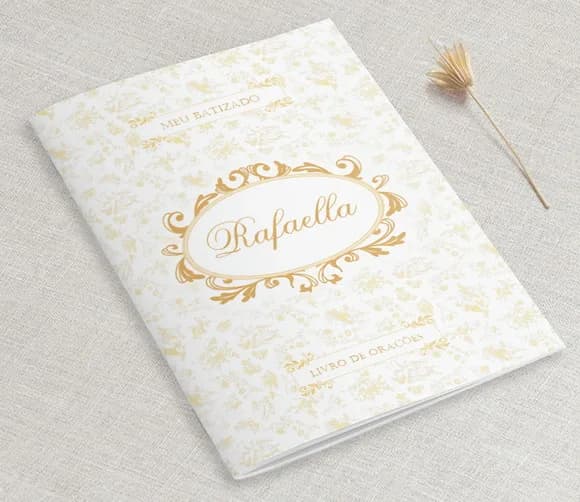 Livrinho De Orações Personalizado Batizado / Eucaristia