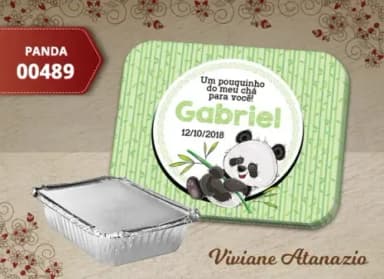 Adesivo Marmitinha Panda - 00489