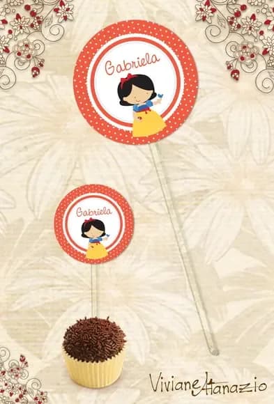 Topper Branca de Neve - 00032