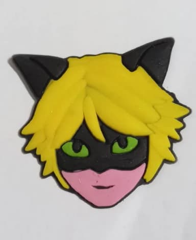 Aplique Menino Gato Emborrachado - 6 Unidades