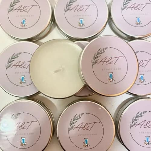 Brinde Empresarial Vela Aromática