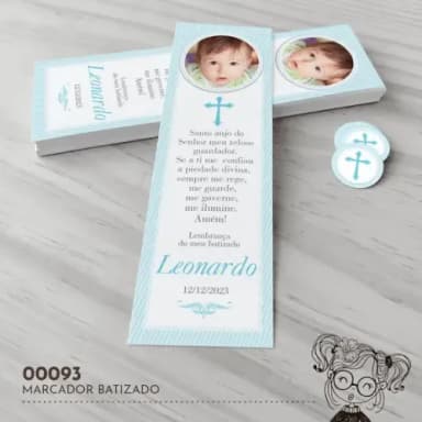 Marcador de Livro Batizado - 00093