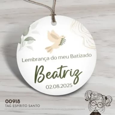 Tag Redonda Espírito Santo - 00918