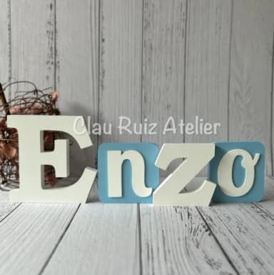 Nomes Linha Blocos - Decoração de Bebê