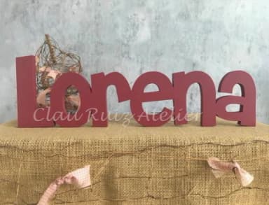 Letras de MDF -Nomes Linha CH