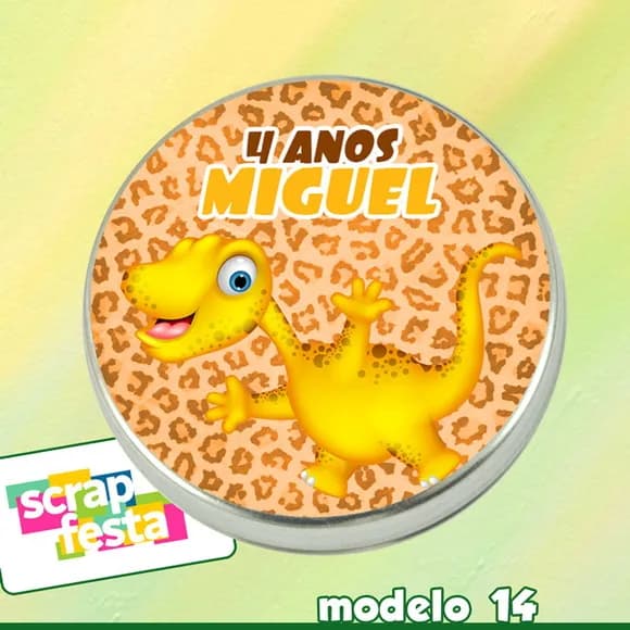 Latinhas Personalizada Festa Dinossauro
