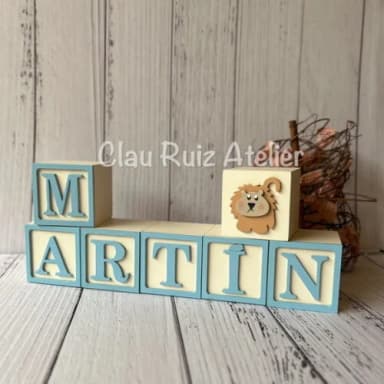 Safari Cubos 6x6cmts - Decoração Bebè