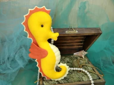 Cavalo Marinho em Feltro