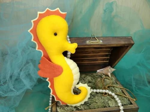 Cavalo Marinho em Feltro