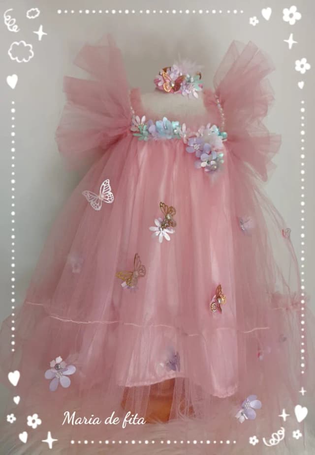 Vestido jardim encantado