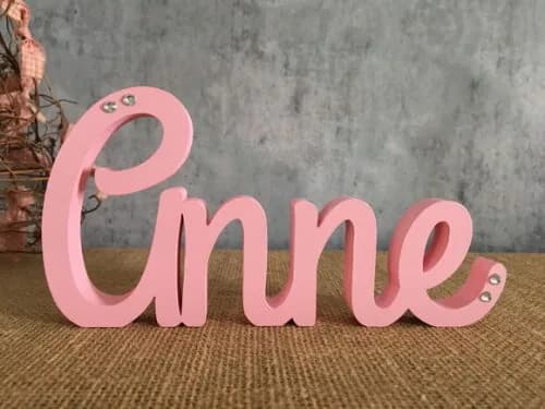 Letras de MDF -Nomes - Letras Cursivas