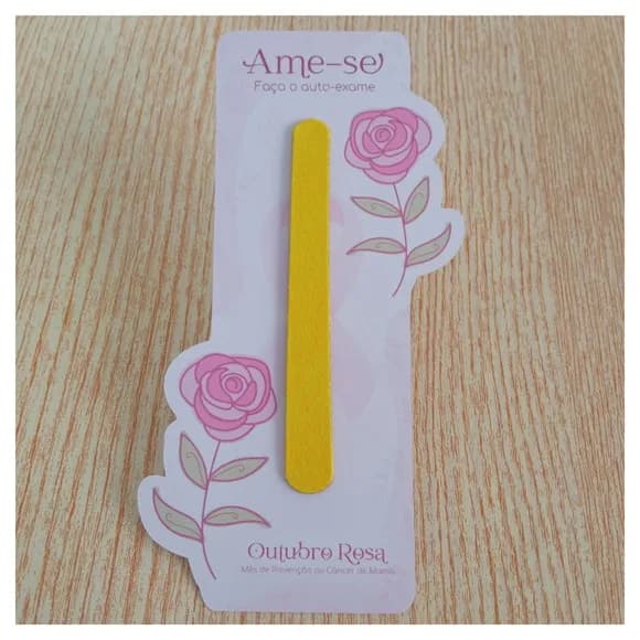 Porta Mini Lixa Outubro Rosa - Não Acompanha Lixa