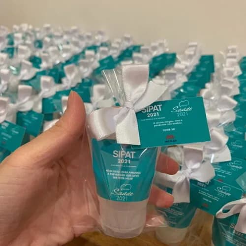 Álcool gel 70% Brinde corporativo