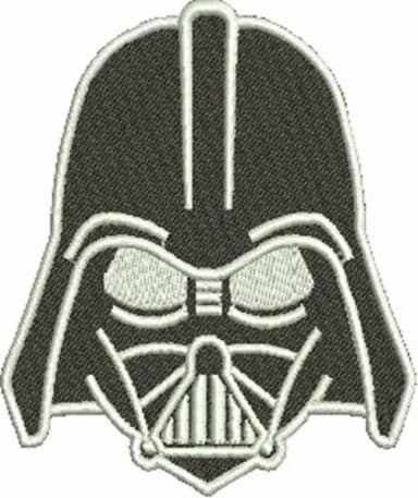 Matriz de Bordado Cabeça Darth Vader