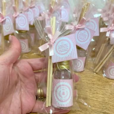 Lembrancinha Maternidade Aromatizador Ursinha Rosa