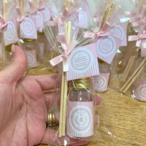 Lembrancinha Maternidade Aromatizador Ursinha Rosa
