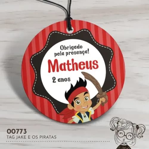 Tag Redonda Jake e os Piratas - 00773
