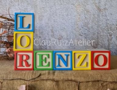 Festa e Decoração Bebê Toy Story Cubos 6x6cm