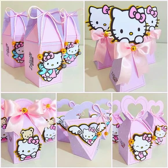Kit 30 Lembrancinhas Hello Kitty
