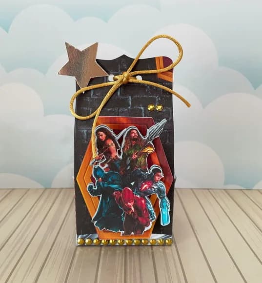 Kit 60 Lembrancinhas Liga da Justiça