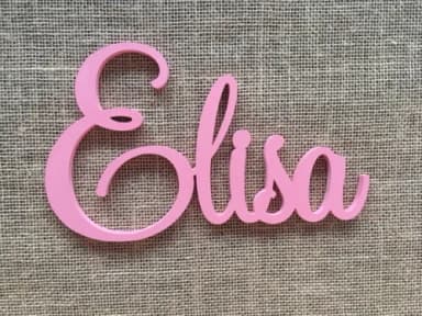 Letras Decorativas Nome de Parede