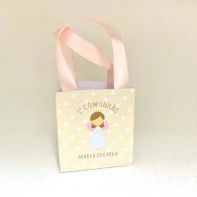 Sacolinha personalizada Primeira comunhão / batizado
