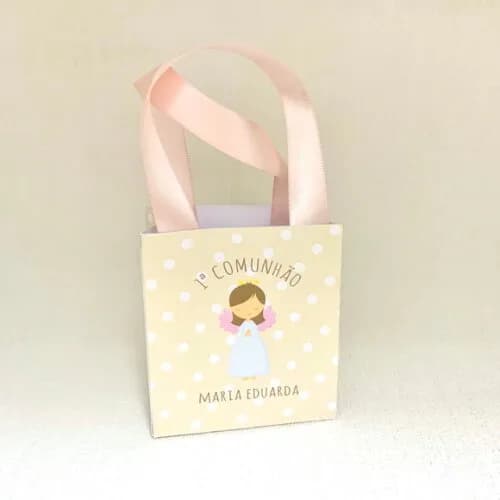 Sacolinha personalizada Primeira comunhão / batizado