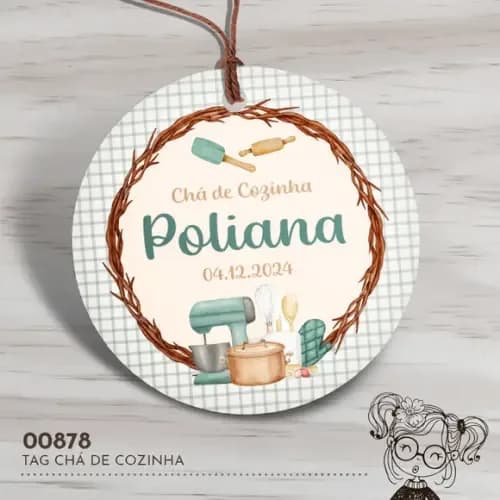 Tag Redonda Chá de Cozinha - 00878