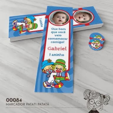 Marcador de Livro Patati Patatá - 00084