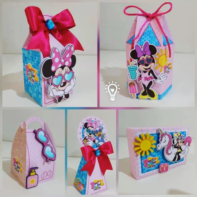 ARQUIVO DE CORTE MINNIE POOL PARTY 100