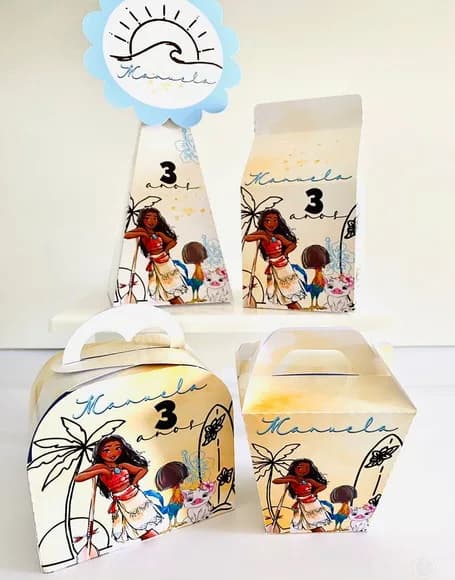 Kit 30 Lembrancinhas Moana