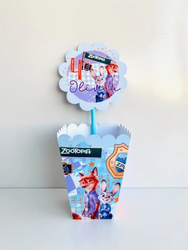 ARQUIVO DE CORTE CENTRO DE MESA ZOOTOPIA 01