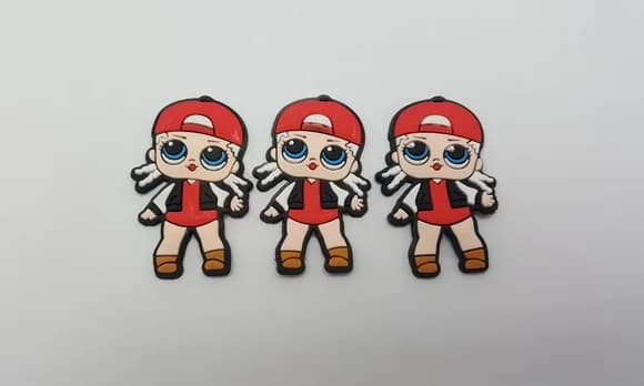 Aplique LOL MC Swag Emborrachado de 4,8cm