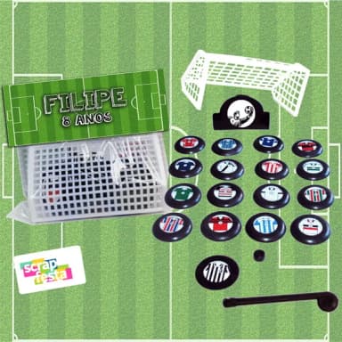 Kit Jogo Futebol de Botão