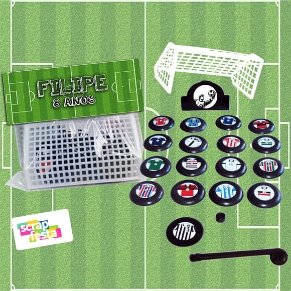 Kit Jogo Futebol de Botão
