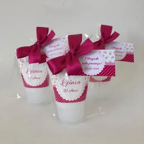 Lembrança para Madrinha de Casamento Floral Pink