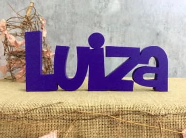 Letras de MDF -Nomes Linha CH