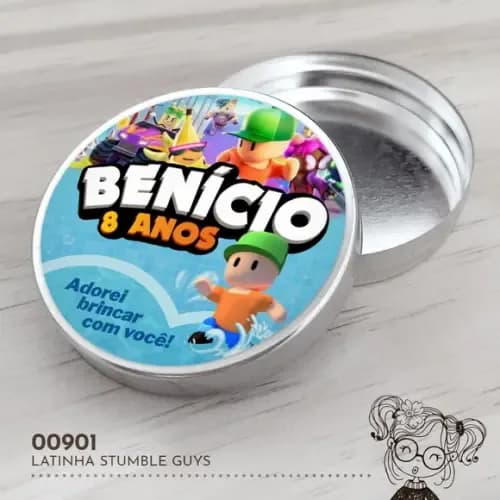 Latinha Adesivada Stumble Guys - 00901