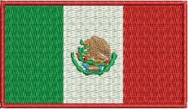 Matriz de Bordado Bandeira do México