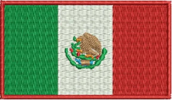 Matriz de Bordado Bandeira do México