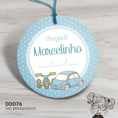 Tag Redonda Brinquedos - 00076