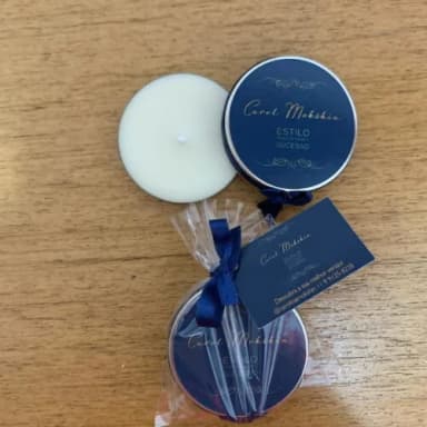 Brinde Empresarial Vela Aromática com Logo
