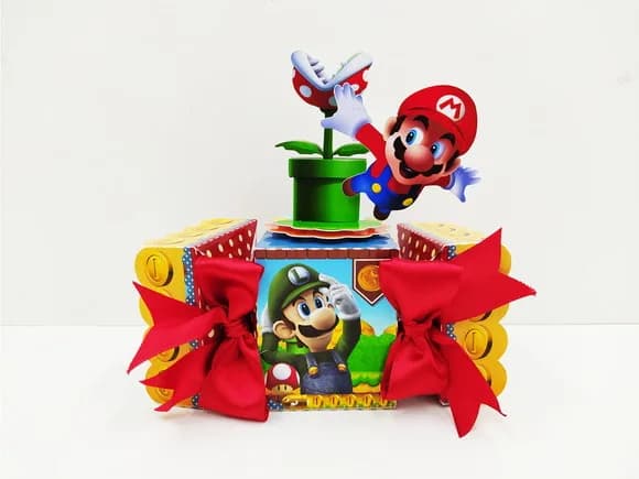 Kit 60 Lembrancinhas Mario Bros