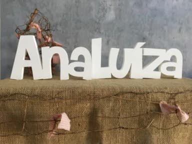 Letras Decorativas em MDF