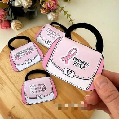 Tag para Xuxinha Outubro Rosa - Não Acompanha Xuxinha