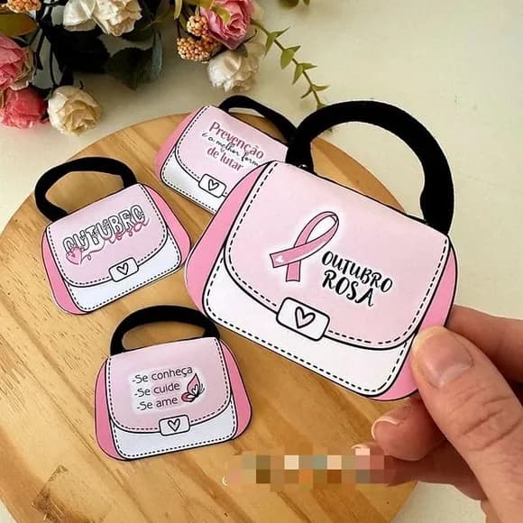 Tag para Xuxinha Outubro Rosa - Não Acompanha Xuxinha