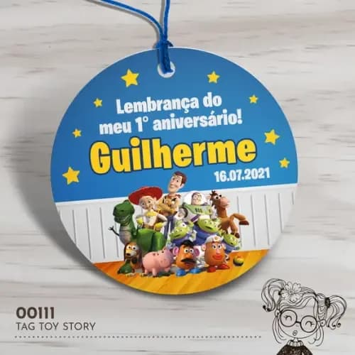 Tag Redonda Toy Story - 00111