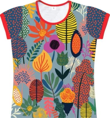 Baby Look Infantil Jardim