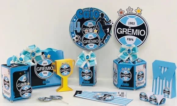 Kit 60 Lembrancinhas Grêmio